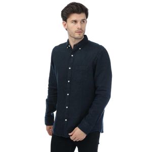 Gant Blue Linen Regular Shirt for men