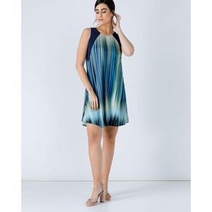 Conquista Blue Striped Dress