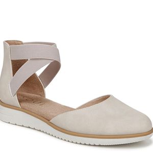 Naturalizer White Wide Width Intro Flat
