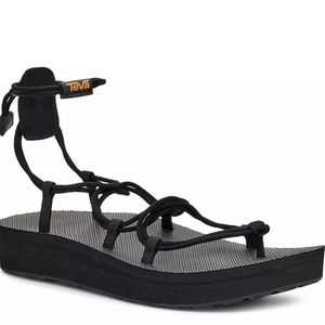 Teva Black Midform Infinity Platform Sandal