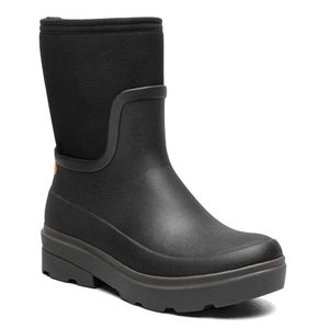 Bogs Black Hazel Mid Zip Snow Boot