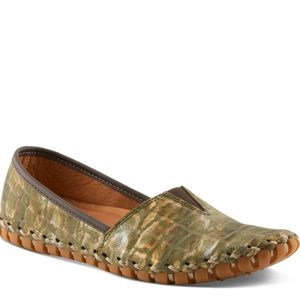 Spring Step Brown Kathaleta Flat