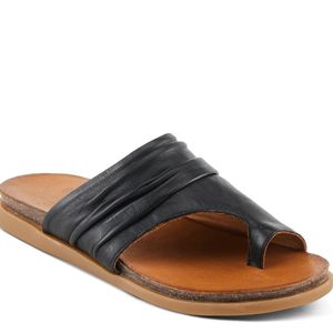 Spring Step Black Bates Sandal