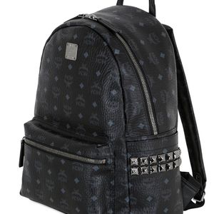 MCM Black Stark Backpack for men