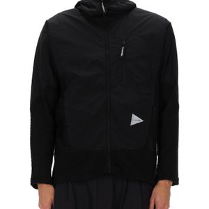 And Wander Black "Alpha Direct" Jacket for men