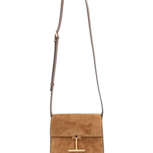 Tom Ford White Suede Crossbody Bag