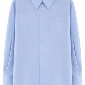 AMI Blue Cotton Shirt