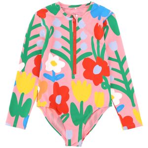 Stella McCartney White Costume Da Bagno Maniche Lunghe