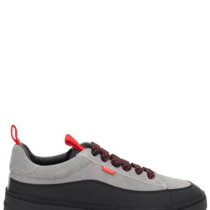 Bally Black Two-Tone Lace-Up Sneakers for men