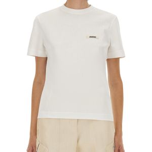Jacquemus White Cotton T-Shirt