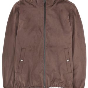 Herno Brown Suede Effect Jacket for men