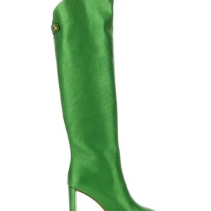 Skorpios Green Adriana Nappa High Heel Boot