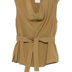 Alysi Natural Blouse With Belt