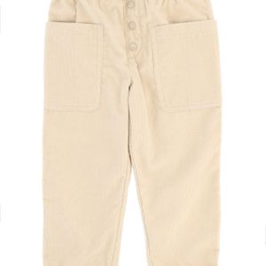Moncler Natural Pantalone Con Tasche Laterali