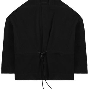 Rick Owens Black Giacca "Sail" Con Coulisse