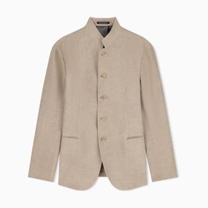 Emporio Armani Natural Guru Collar Jacket for men