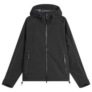 KA_YO_Prototype Black 3-Layer Shell Jacket for men