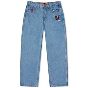 Butter Goods Blue X Disney Fantasia Baggy Denim Jeans for men