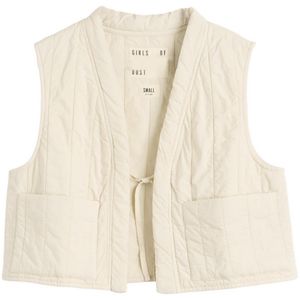 Girls Of Dust Natural Cork Quilted Vest
