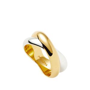 Missoma Yellow X Lucy Williams Chunky Entwine Ring