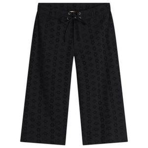 Fruity Booty Black Broderie Capris