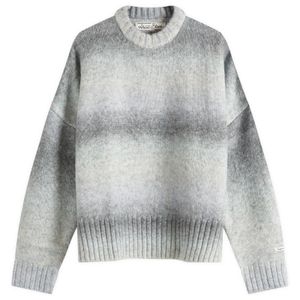 About Blank Grey Ombre Brushed Crewneck Jumper for men