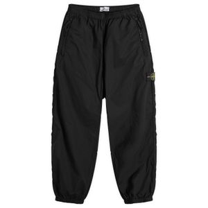 Stone Island Black Tela Paracadute Trousers for men