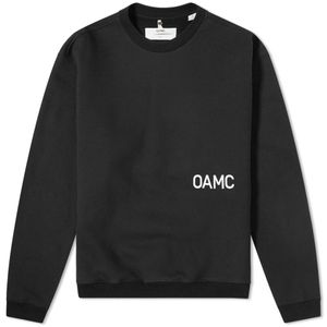 メンズ OAMC ブラック Noise スウェットシャツ