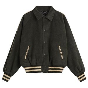 Ronning Black Varsity Jacket for men