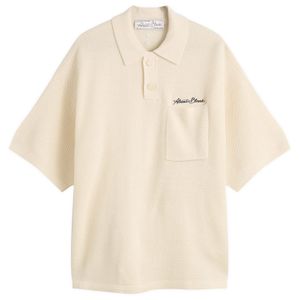 About Blank Natural Pique Knitted Polo for men