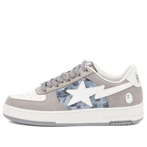 A Bathing Ape White Floral Patterned Bape Sta 2 Sneaker for men