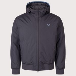 Fred Perry Blue Regular Fit Hooded Brentham Jacket for men
