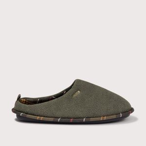 Barbour Green Hexham Slippers for men