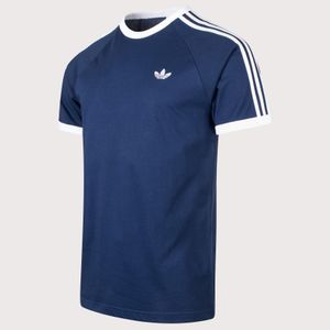 Adidas Originals Blue 3 Stripes T-Shirt for men