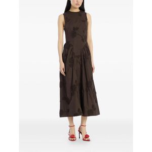 ROTATE BIRGER CHRISTENSEN Black Midi Dresses