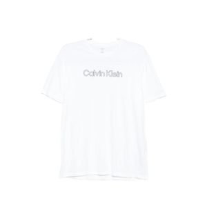 Calvin Klein White Logo-Print T-Shirt for men