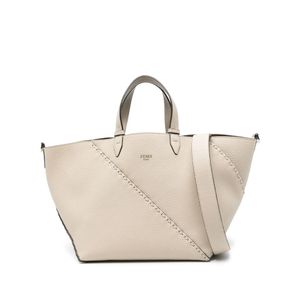 Fendi Natural Neutrals Tote Bags for men