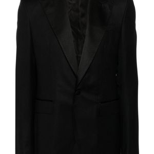 Dolce & Gabbana Black Monogram-Jacquard Suit for men