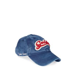 Golden Goose Deluxe Brand Blue Journey Washed Baseball Cap for men