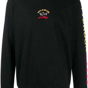 メンズ Paul & Shark ロゴ スウェットシャツ ブラック
