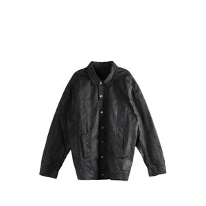 Rick Owens Black Button-Up Jacket for men