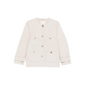 Max Mara White Outerwears Neutral
