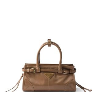 Prada Brown Bonnie Mini Leather Handbag