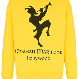 Gucci Sweatshirt mit "Chateau Marmont"-Print in Gelb für Herren