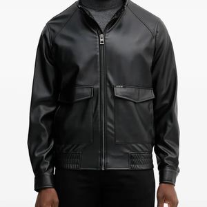 Guess Black Pocket Zip Jacket for men