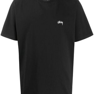 メンズ Stussy ロゴ Tシャツ ブラック