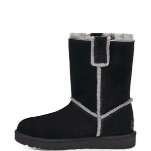 Ugg Black Classic Short Spill Seam Boots