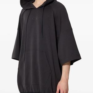 A.A.Spectrum光谱 Black Half-Sleeve Hoodie for men