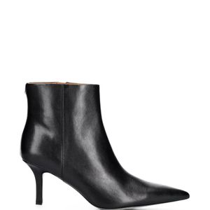 Patrizia Pepe Black Pointed-Toe Ankle Boots