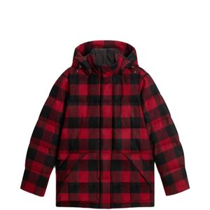 Woolrich Check Moon Checkered Puffer Parka for men